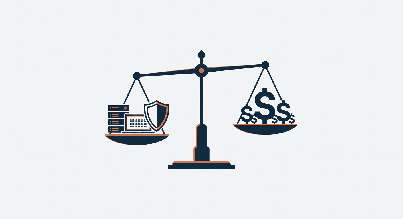 Managed IT cost comparison showing technology value vs pricing